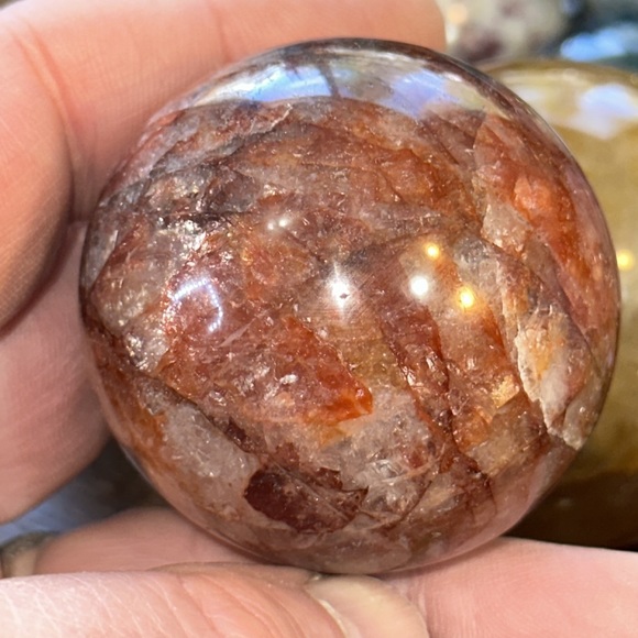 🎄SALE🎄Fire Quartz Crystal Sphere! - Picture 6 of 7